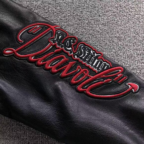 Off-White x A.C. Milan Varsity Jacket - Picture 12 of 15